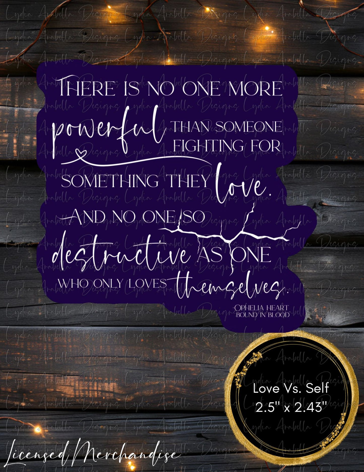 Broken Bloodlines Stickers (Forged/ Promised/ Bound in Blood Stickers)