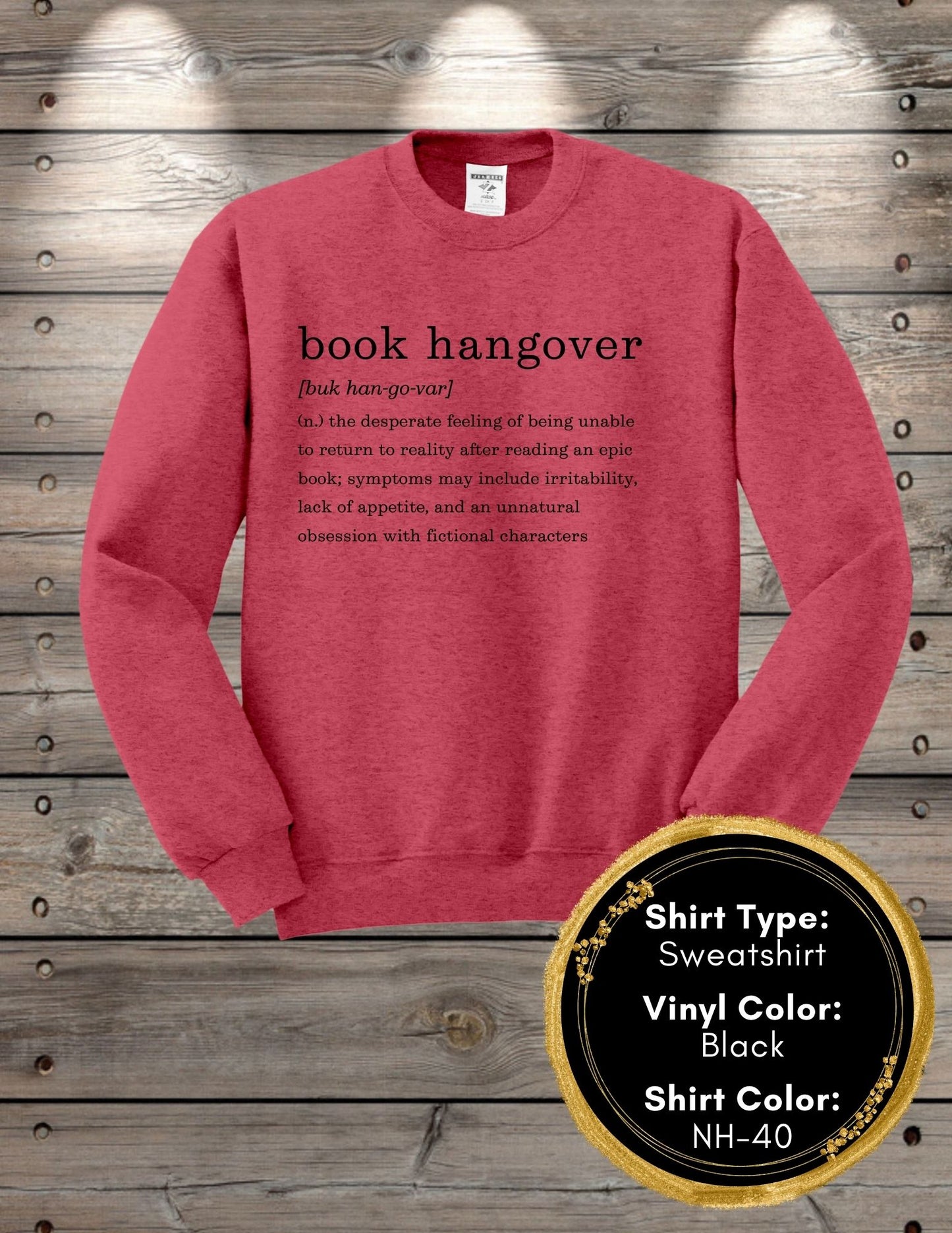 Book Hangover (Long Sleeve T, Sweatshirt, Hoodie)