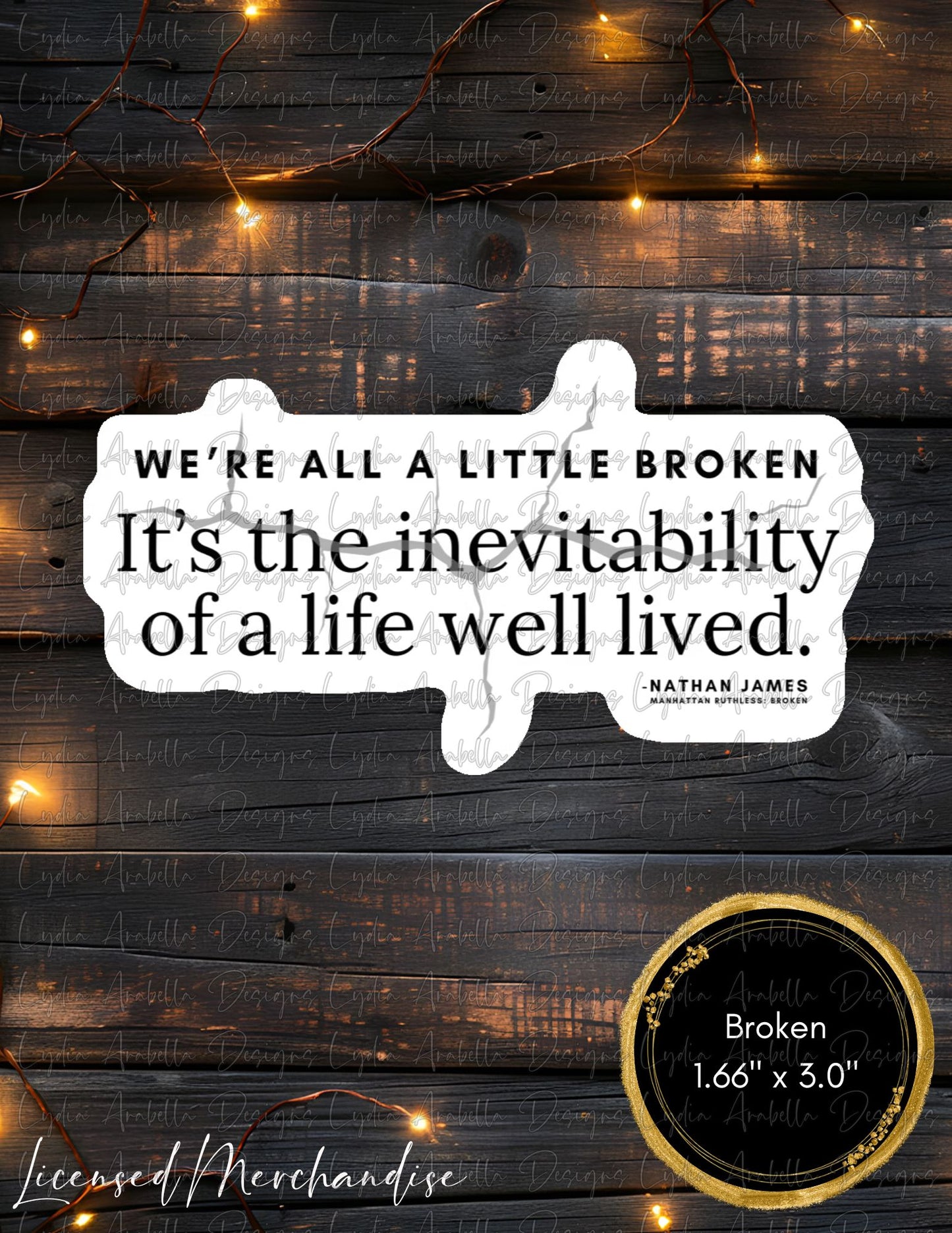 Manhattan Ruthless Stickers (Books 1 & 2)