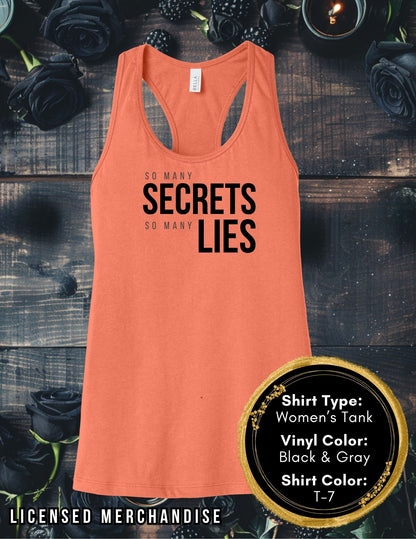Secrets and Lies (Women's Tank Top, Unisex Tank Top)