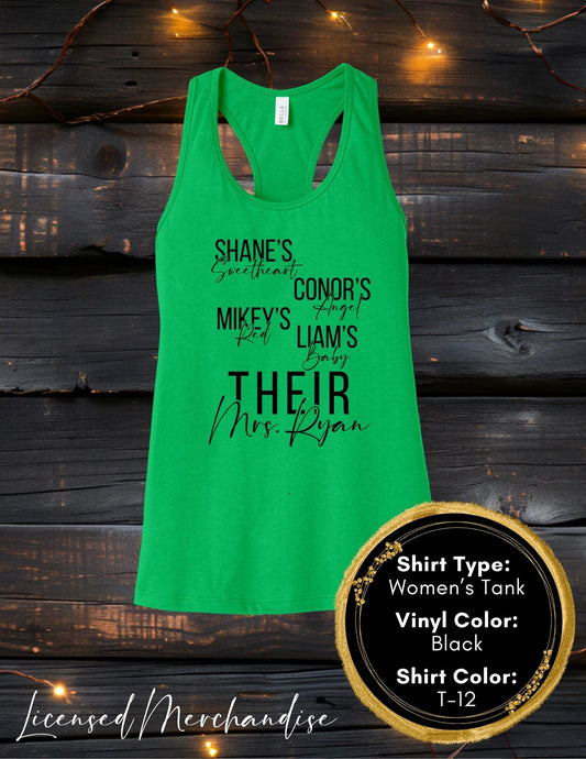 Ryan Nicknames Tank Top (Women's Tank Top, Unisex Tank Top)