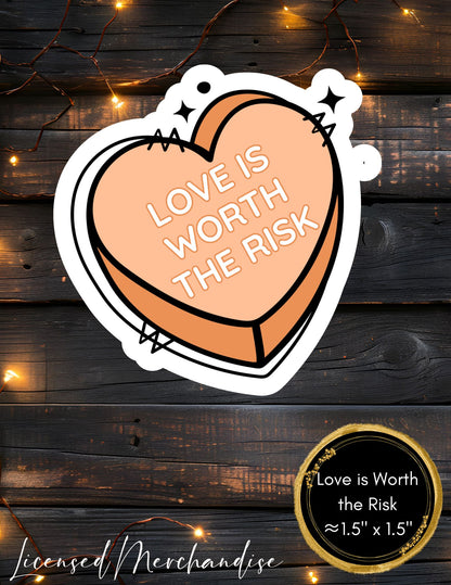 Chicago Ruthless Conversation Hearts Stickers