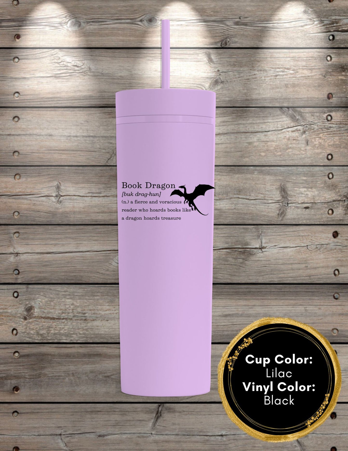 Book Dragon Definition Skinny Tumbler