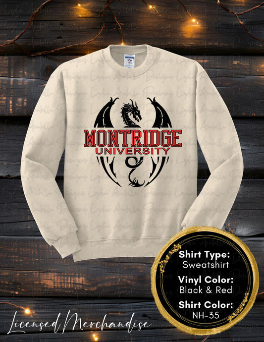 Montridge University (Long Sleeve T, Sweatshirt, Hoodie)