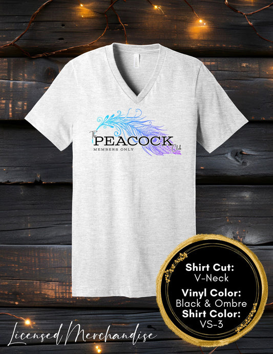 The Peacock Club (Crew Neck T-Shirt, V-Neck T-Shirt)